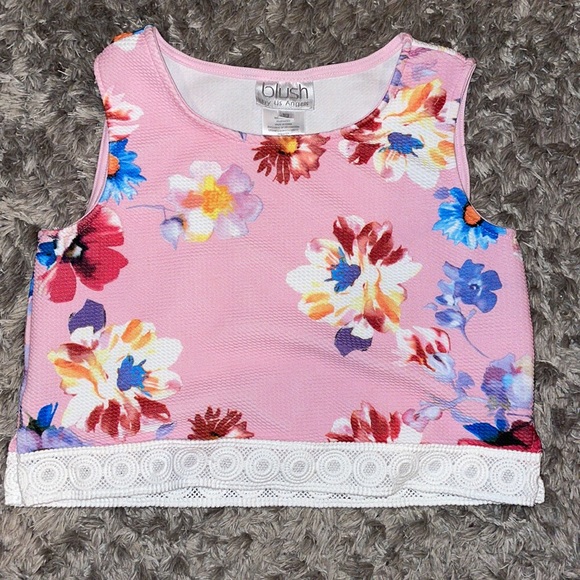 Girls Floral Two Piece Set - Picture 2 of 3